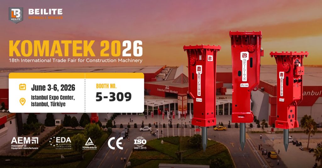 BEILITE Showcases Hydraulic Breakers and Localized Solutions at KOMATEK 2026