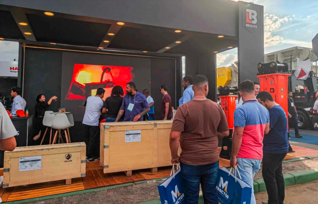 Live from EXPOSIBRAM 2026 - BEILITE Hydraulic Breakers Draw High Interest in Brazil